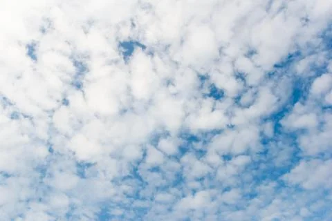 Cloudy blue sky. Stock Photos