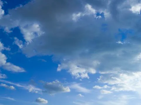 Cloudy Blue Sky Stock-Fotos