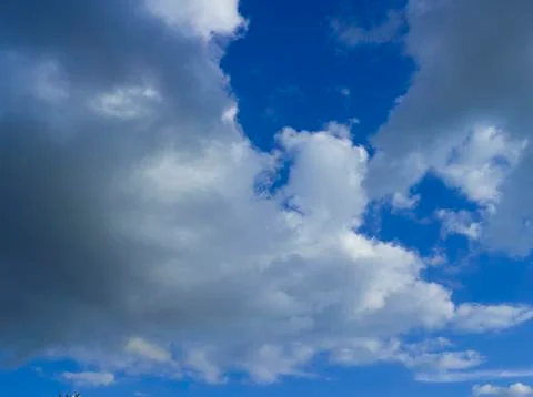 Cloudy Blue Sky Stock Photos