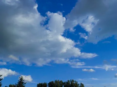 Cloudy Blue Sky Stock Photos