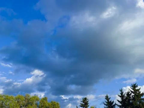 Cloudy Blue Sky Stock Photos