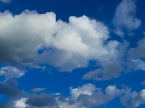 Cloudy Blue Sky Stock Photos
