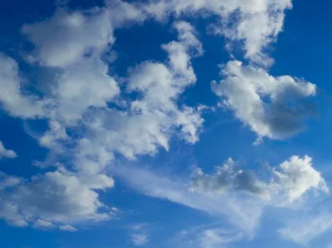 Cloudy Blue Sky Stock Photos