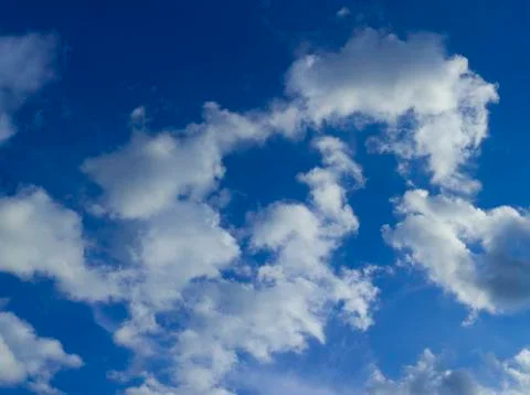 Cloudy Blue Sky Foto stock
