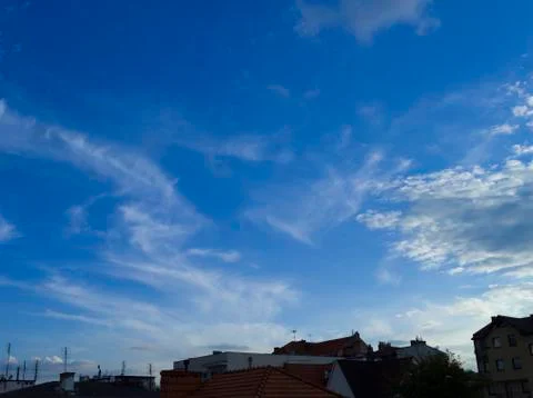 Cloudy Blue Sky Stock Photos
