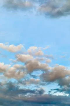 Cloudy Blue Sky Stock Photos