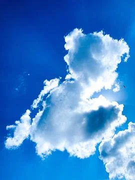 A Cloudy Blue Sky Fotos de archivo