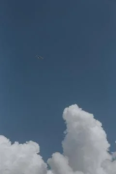 Cloudy blue sky Stock Photos