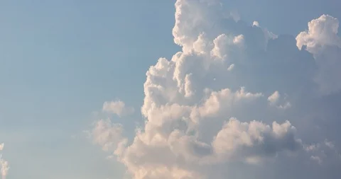 Cloudy blue sky time lapse rendered to 4k Stock Footage 109525791