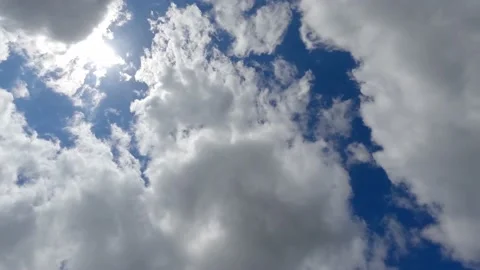 Cloudy blue sky (time-lapse, 4k) Vidéo 195884533