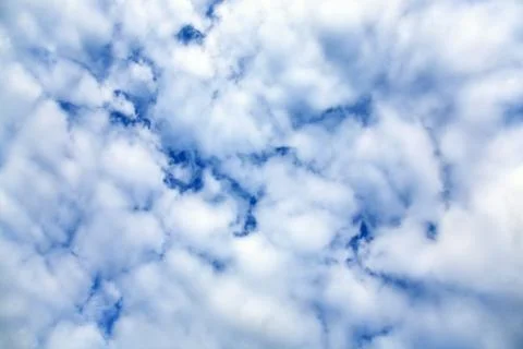 Cloudy blue sky (zenith) Stock Photos