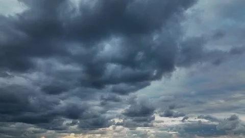 Cloudy Blue Sunset at Sea Turkey Alanya 4 K Stock Footage 218395789