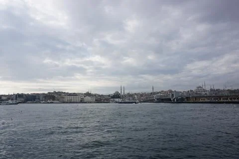 Cloudy bosphorus Stock Photos