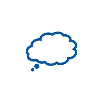 Cloudy bubble chat Stock Illustration