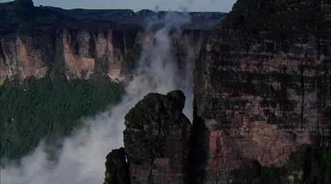 Cloudy Cliffs Stock Footage 39910188