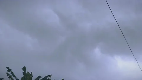 Cloudy clouds and wind during the day Video stock 303797952