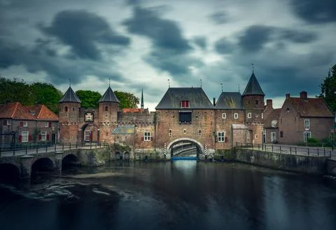 Cloudy Day in Amersfoort  Stock Photos