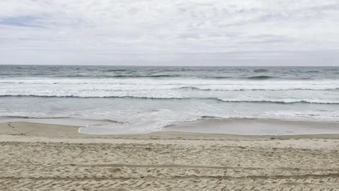 Cloudy day on the Atlantic Stock Footage 196160425