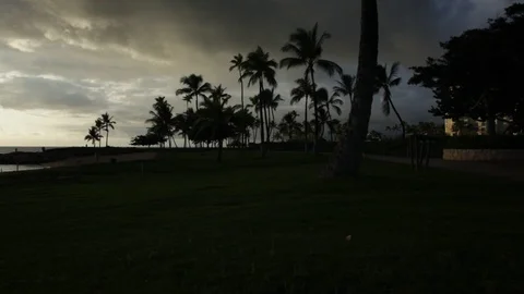 Cloudy Day At The Beach Stock Footage 104784271