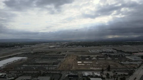 Cloudy day in city | Dark Clouds | Raining day Stock Footage 136627129
