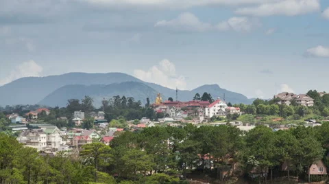 Cloudy day in Dalat, Vietnam Stockbeeldmateriaal 64649019