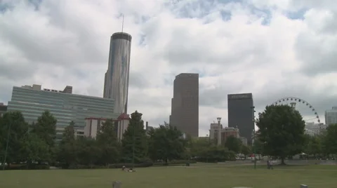 A Cloudy Day in Georgia Stock Footage 54711893