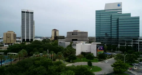 Cloudy day in Jacksonville Stock Footage 205335880