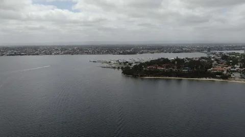Cloudy Day Mount Pleasant Jeff Joseph Reserve Perth Western Australia 1 Video stock 119798106