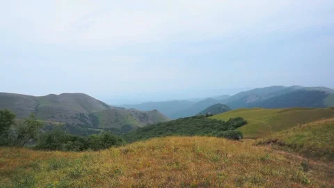 Cloudy day in mountains Stock Footage 95545467
