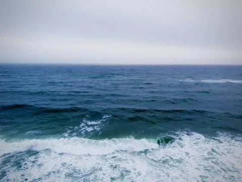 CLOUDY DAY OVER THE OCEAN Foto stock