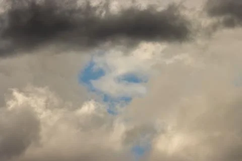 A cloudy day with a patch of blue Stock Photos