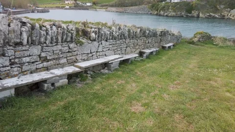 Cloudy day in Robert's Cove, County Cork, Ireland. Stock Footage 112763111