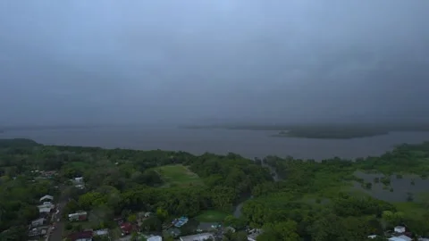 Cloudy day in Sontecomapan Veracruz Stock Footage 241193114