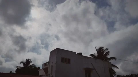 Cloudy Day Time lapse Stock Footage 153615570