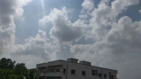 Cloudy Day Time lapse Stock Footage 153657615