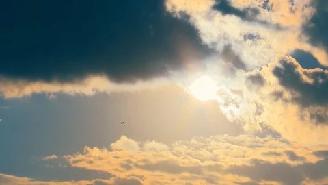 Cloudy day Time Lapse From Sky. Stock Footage 108908024