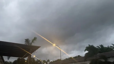 Cloudy day waiting for rainfall Stock Footage 243043138