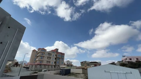 Cloudy Day in Winter Stock Footage 296874763
