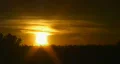 Cloudy desert sunset in December HD Footage