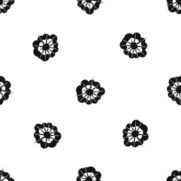 Cloudy explosion pattern seamless black Stock Illustration