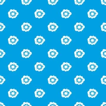 Cloudy explosion pattern seamless blue Stock Illustration