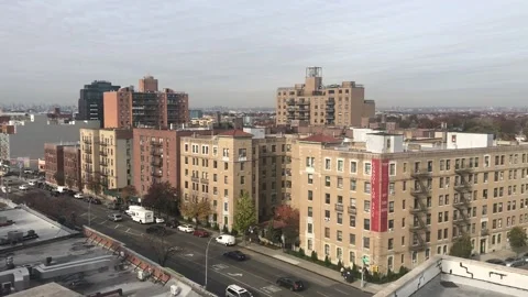 Cloudy in Flushing, Queens 動画素材 165431760