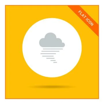 Cloudy with fog 스톡 일러스트