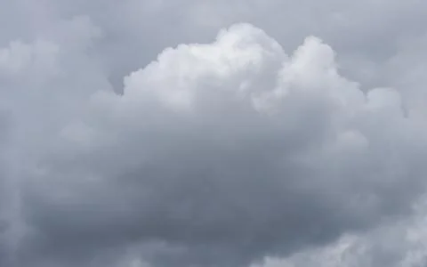 Cloudy gray clouds in the sky. Stock Photos
