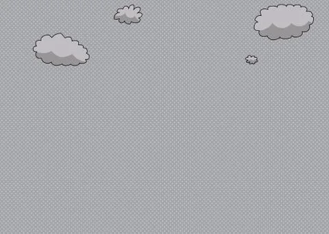 Cloudy Gray Sky Stock Illustration