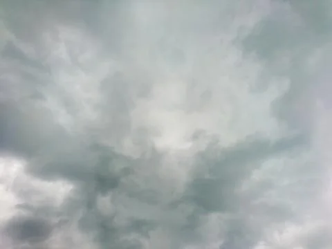 Cloudy grey dramatic stormy dark sky cloudscape Stock Photos