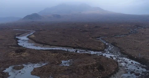 Cloudy highlands Stock Footage 108267607