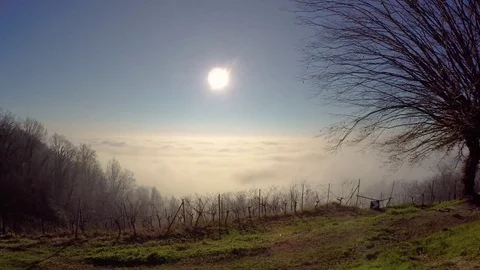 Cloudy hills Stock Footage 82020630