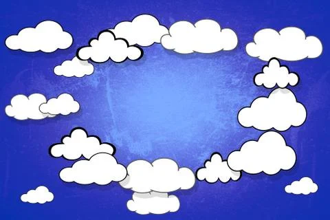 Cloudy. Stock Illustration
