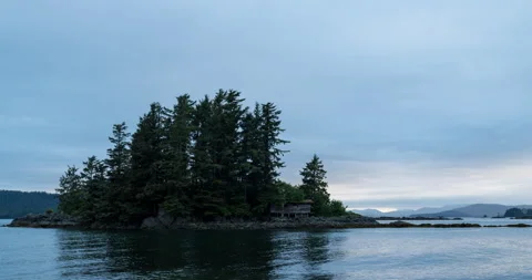 Cloudy island time lapse Stock Footage 165244192